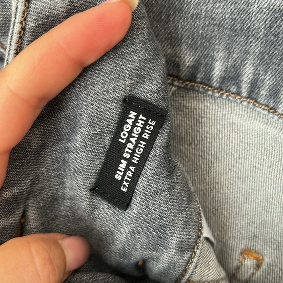 Veronica Beard Logan Straight Leg Jeans Tie Belt Extra High Rise 29 - Picture 4 of 11